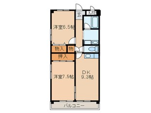 イーストエントピアの物件間取画像